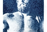 Coraline de Chiara, Zeus 2020 Cyanotype sur papier 30x40cm