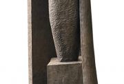 Roland Cognet, Poirier Strié, 2023, bronze, 180 x 90 x 70 cm