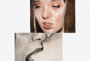 Leo Dorfner, The Story of My Life, 2020, Aquarelle sur papier, 50 x 40 cm