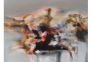 Milène Sanchez, For ever gushing VI, 2023, oil on canvas, 33 x 41 cm