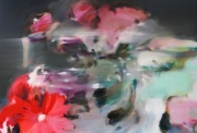 Milene Sanchez, Lighter than the wind III, 2023, huile sur toile, 170 x 220 cm