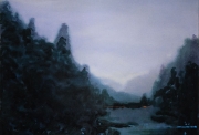 Brume, 2011 Acrylique sur toile, 200 x 160 cm