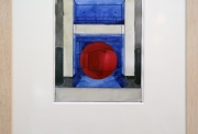 Georges Rousse, Musée d'Art Roger Quilliot, 2010, aquarelles ur papier, 17 x 14 cm