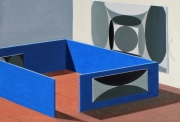 Thomas Huber, Exposition, 2006, Huile sur toile, 110 x 120 cm