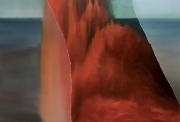 Coraline de Chiara, Volcano song, 2018, huile sur toile, 195 x 150 cm