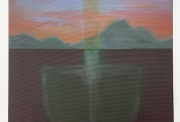 Coraline de Chiara, L'appel, 2019, Huile sur toile, 54,5 x 46 cm