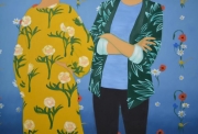 Henni Alftan, Patterns, 2016, huile sur toile, 130 x 195 cm