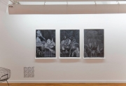 BOREAL, 2012, encre de chine et acrylique sur papier, 3x (110x80) cm