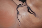 Henni Alftan, Skin, 2012, huile sur toile,195x114cm