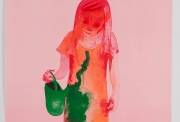 Françoise Pétrovitch, La Fille à l'arrosoir, 2010, lithographie, éditions Jordan Seydoux, 90 x 63 cm