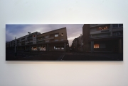 Berck Playa, 2011, Photographie argentique plastifiée, détourée et contrecollée sur PVC, 4 plans successifs, 39,5 x 121,5 cm, 1/3 exemplaires