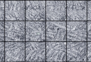 « Time surface 4 : Collateral Murder », 2011, Aquarelle sur papier, 240 x 480 cm, Suite de 18 aquarelles sous verre (80 x 80 cm)