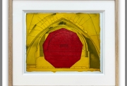 Georges Rousse, Manduria, 2020, Watercolor on paper, 16,5 x 21,5 cm