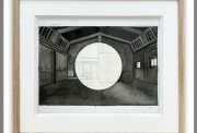 Georges Rousse, Milan, 2021, Watercolor on paper, 19 x 28,5 cm