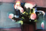 MILÈNE SANCHEZ, For Ever Gushing II, 2022, Oil on canvas, 41 x 33 cm, private collection
