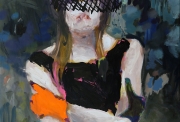 Gael Davrinche, The disagreeing bridesmaid, 2016, huile sur toile, 200 x 160 cm