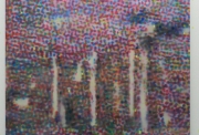 Coraline de Chiara, Fictiosn en conflit, 2016, huile sur toile, 250 x 200 cm